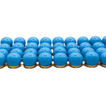 JAY FEDER 18K YELLOW GOLD TURQUOISE DIAMOND WIDE BRACELET