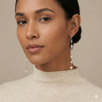 Sterling Silver Freshwater Pearl Dangle Earrings - Jay Feder Jewelers