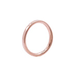 JAY FEDER 18K ROSE GOLD CURVEND BAND RING