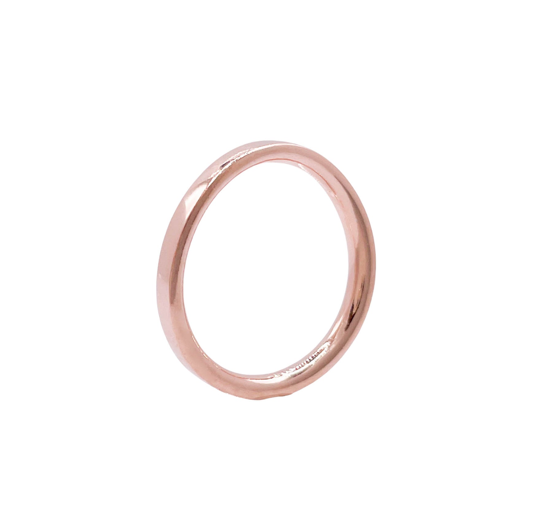 JAY FEDER 18K ROSE GOLD CURVEND BAND RING
