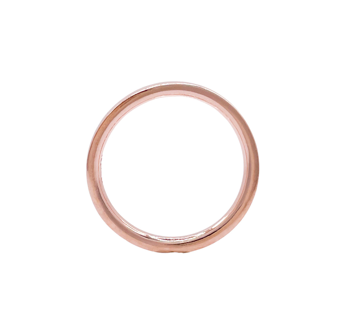 JAY FEDER 18K ROSE GOLD CURVEND BAND RING