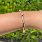 Jay Feder 18k Rose Gold Diamond Hinge Bracelet
