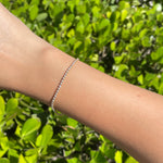 Jay Feder 18k Yellow Gold Diamond Tennis Bracelet