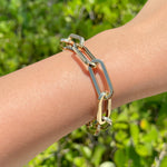 Jay Feder 14k Yellow Gold Paperclip Chain Bracelet