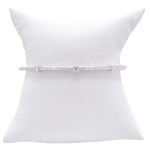 Jay Feder 18k White Gold Diamond Bangle Bracelet