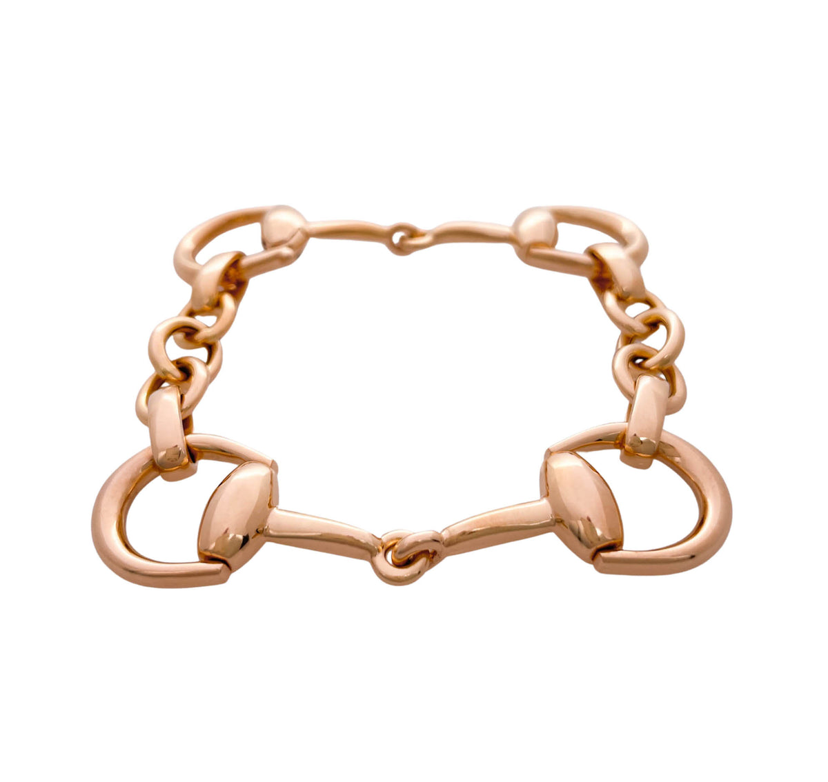 Jay Feder 18K Rose Gold Horsebit Small Bracelet