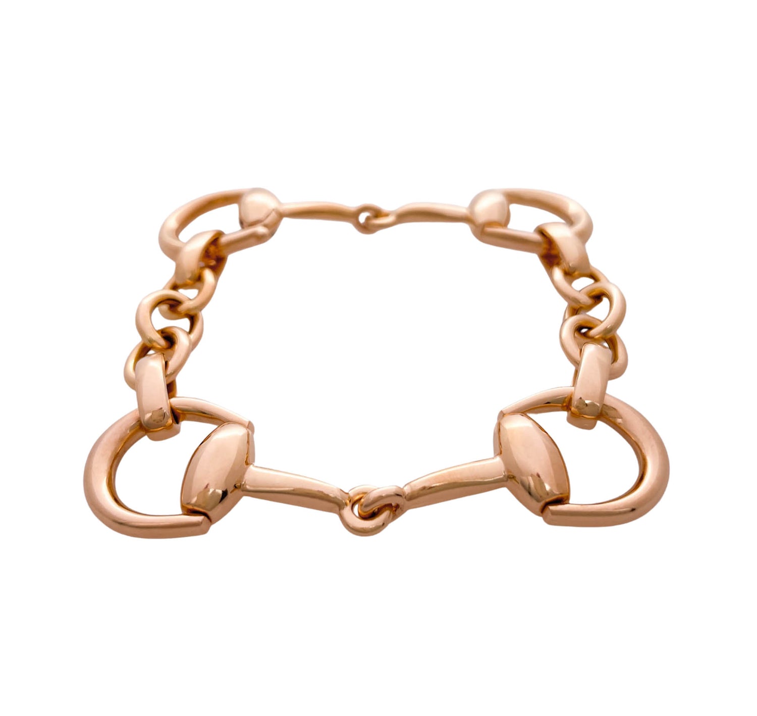 Jay Feder 18K Rose Gold Horsebit Small Bracelet