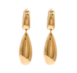 JAY FEDER 14K YELLOW GOLD TEARDROP DANGLE EARRINGS