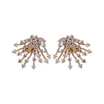 Jay Feder 14k Yellow Gold Diamond Earrings