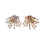 Jay Feder 14k Yellow Gold Diamond Earrings