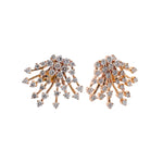 Jay Feder 14k Yellow Gold Diamond Earrings