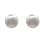 Jay Feder 14k White Gold White Pearl Stud Earrings