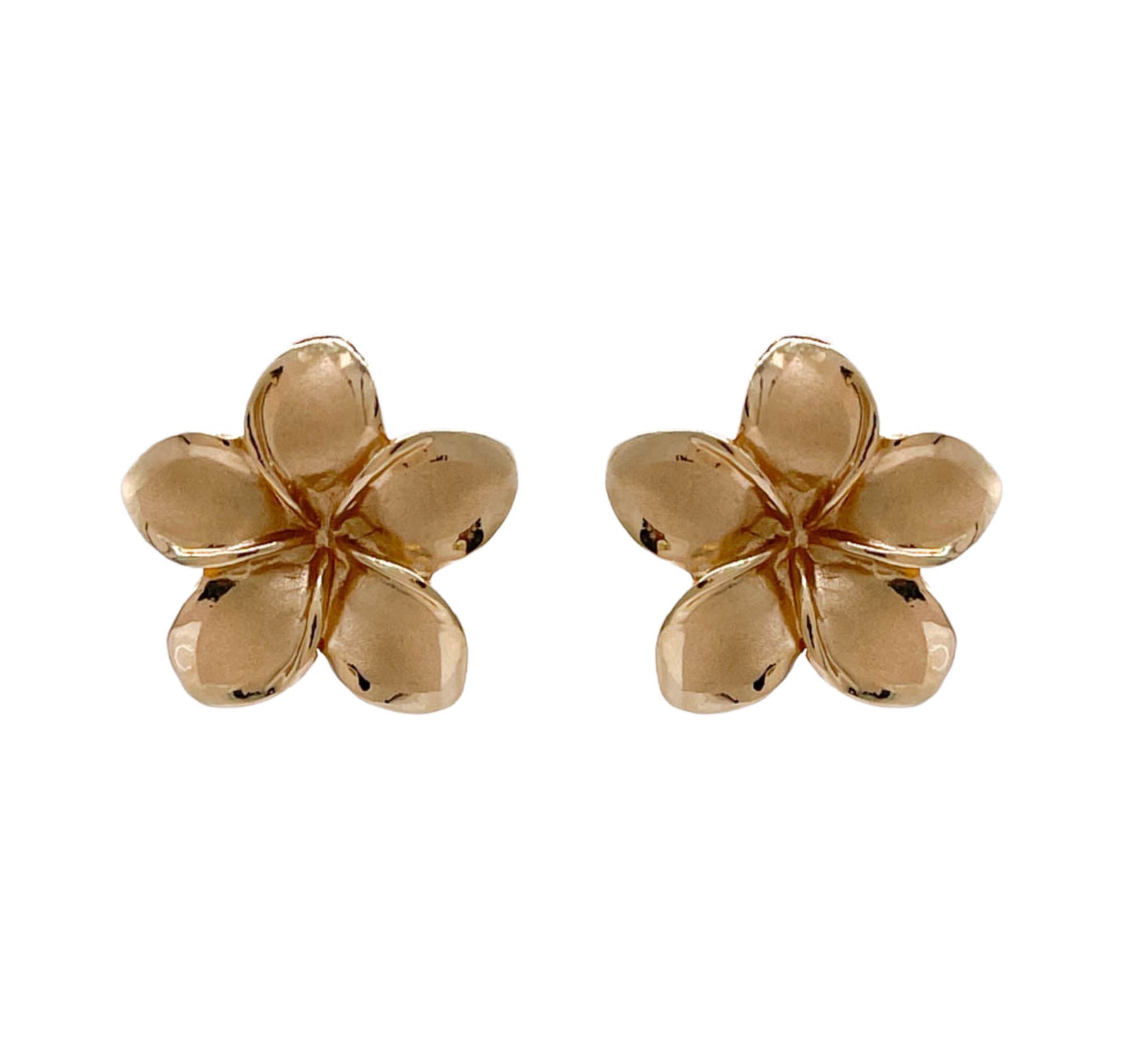 Jay Feder 14K Yellow Gold Flower Stud Earrings