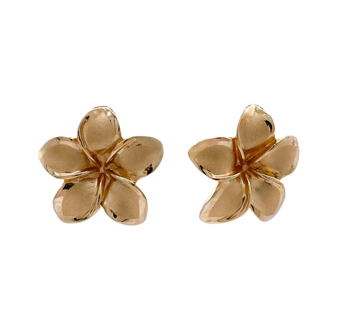 Jay Feder 14K Yellow Gold Flower Stud Earrings
