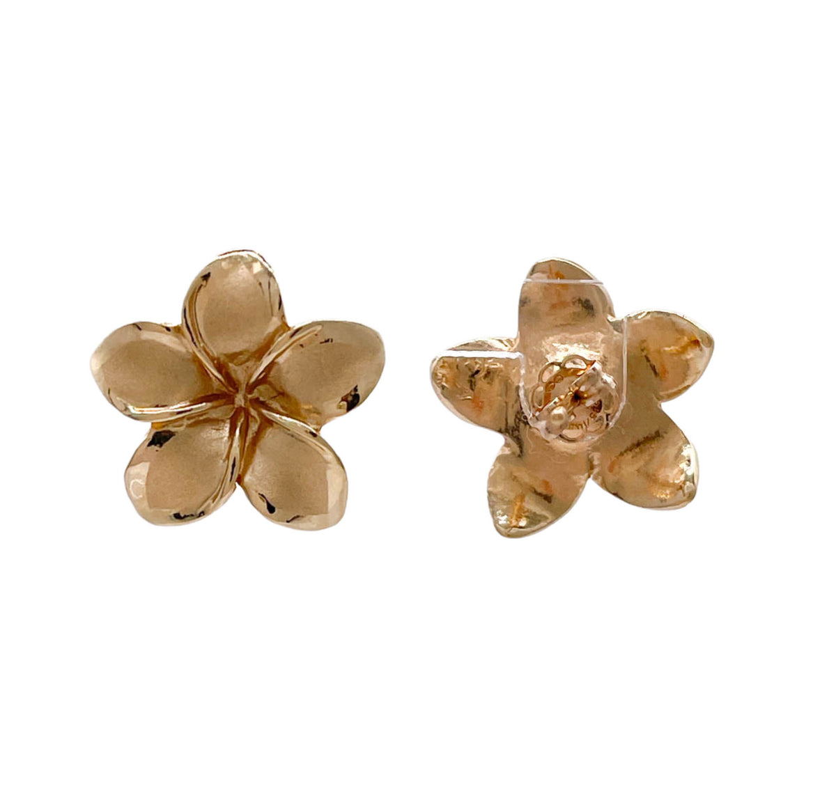 Jay Feder 14K Yellow Gold Flower Stud Earrings