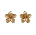 Jay Feder 14K Yellow Gold Flower Stud Earrings