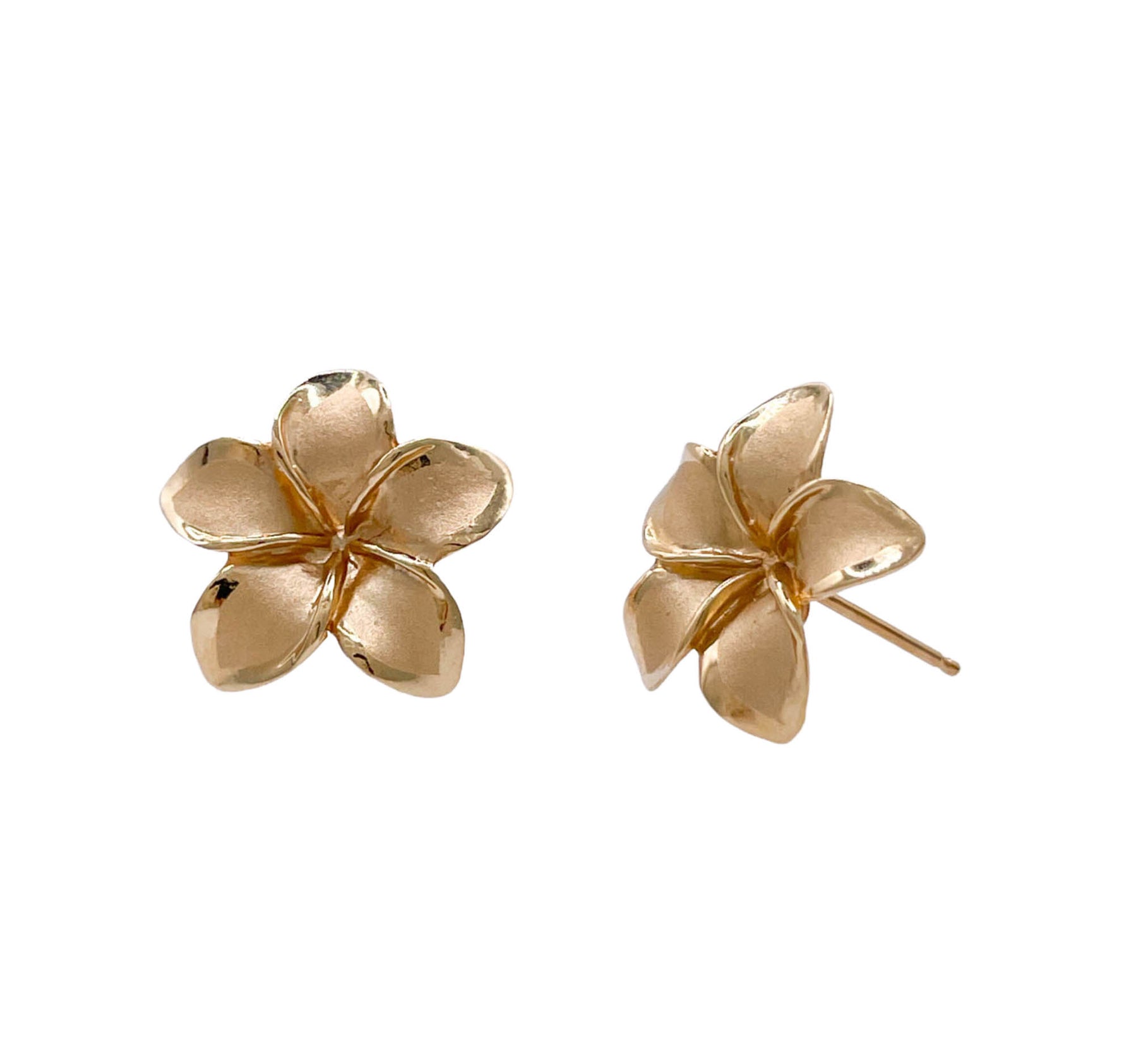 Jay Feder 14K Yellow Gold Flower Stud Earrings