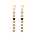 Jay Feder 14k Yellow Gold Discs Dangle Earrings