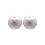 Jay Feder 14k White Gold Pearl Stud Earrings