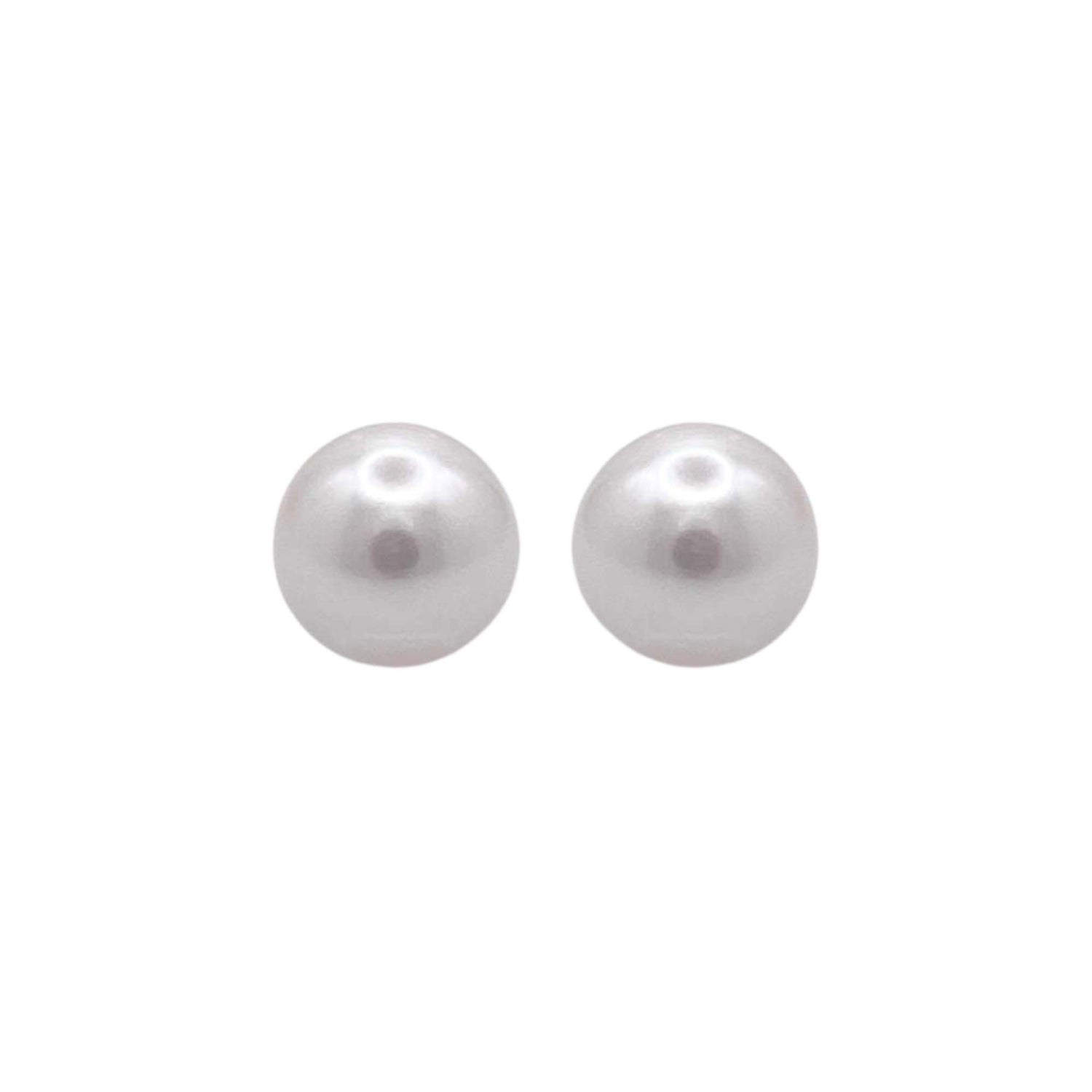 Jay Feder 14k Yellow Gold Pearl Stud Earrings