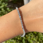 Jay Feder 14k White Gold Diamond Tennis Bracelet