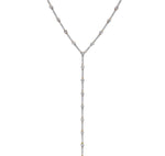 JAY FEDER 14K YELLOW GOLD DIAMOND LARIAT NECKLACE
