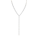 JAY FEDER 14K YELLOW GOLD DIAMOND LARIAT NECKLACE