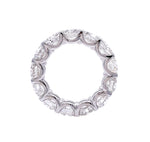 JAY FEDER 18K WHITE GOLD DIAMOND ETERNITY BAND RING