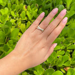 Jay Feder 18k Yellow Gold Diamond Bezel Crossover Band