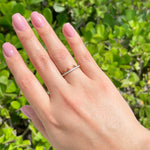 Khai Khai 18k Yellow Gold Orange Sapphire Diamond Jaws Band Ring