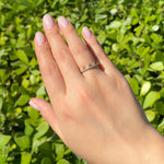 Khai Khai 18k Yellow Gold Tsavorite Diamond Jaws Band Ring