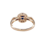 JAY FEDER 14K YELLOW GOLD LAPIS LAZULI DIAMOND RING