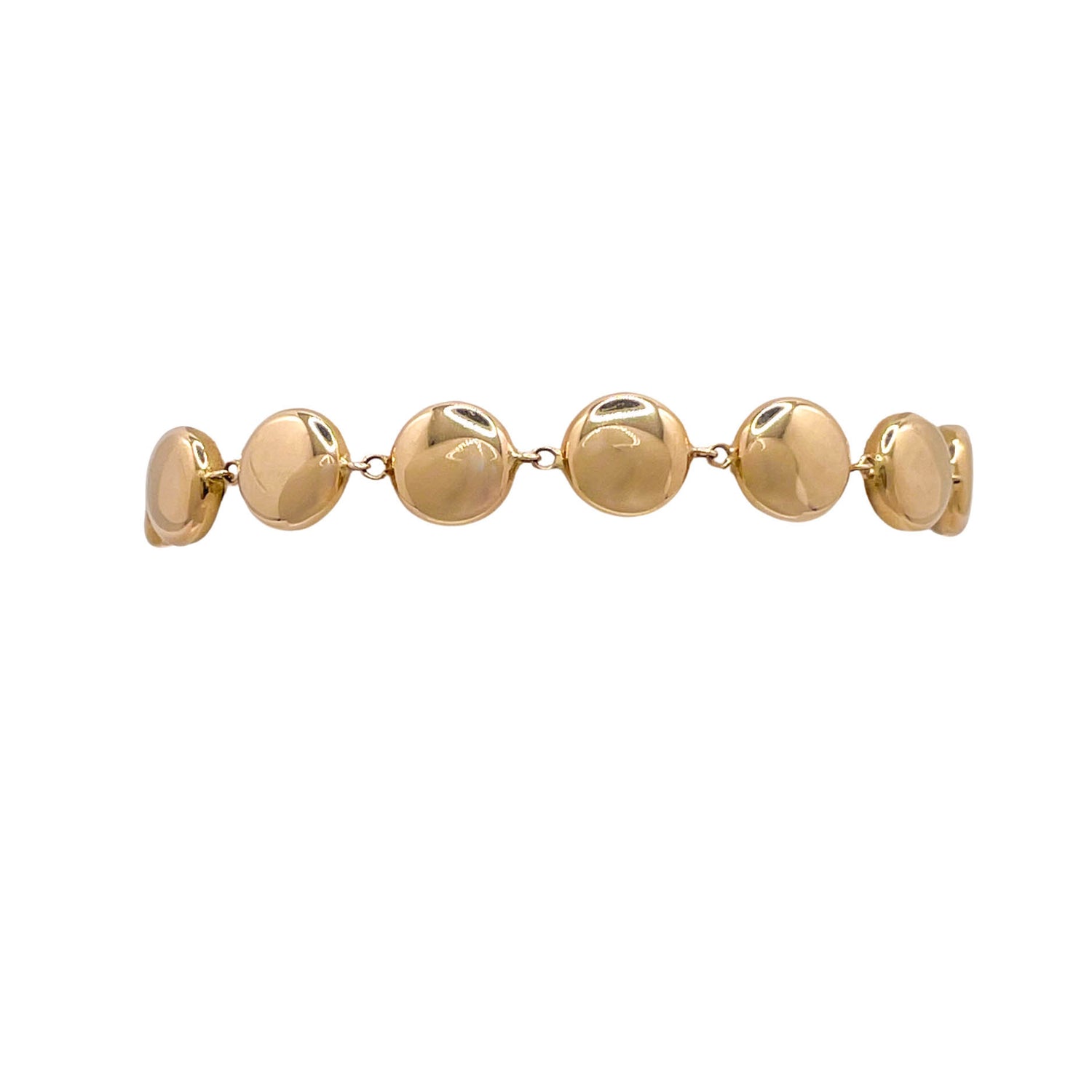 Jay Feder 14k Yellow Gold Lentil Bracelet