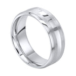 Jay Feder Cobalt Poished Center Brushed Edges Ring - Jay Feder Jewelers