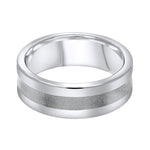 Jay Feder Tungsten Polished Band Matte Center Ring - Jay Feder Jewelers