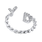Eden Presley 14KW Custom Twist Shank Ring Y-D