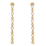 Anzie 14K Yellow Gold Topaz Moonstone Drop Earrings - Jay Feder Jewelers