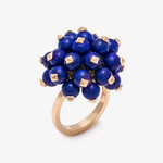Aletto Brothers 18K Yellow Gold Lapis Cluster Ring - Jay Feder Jewelers