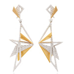 Kavant & Sharart 18K yellow gold Origami Aura earrings