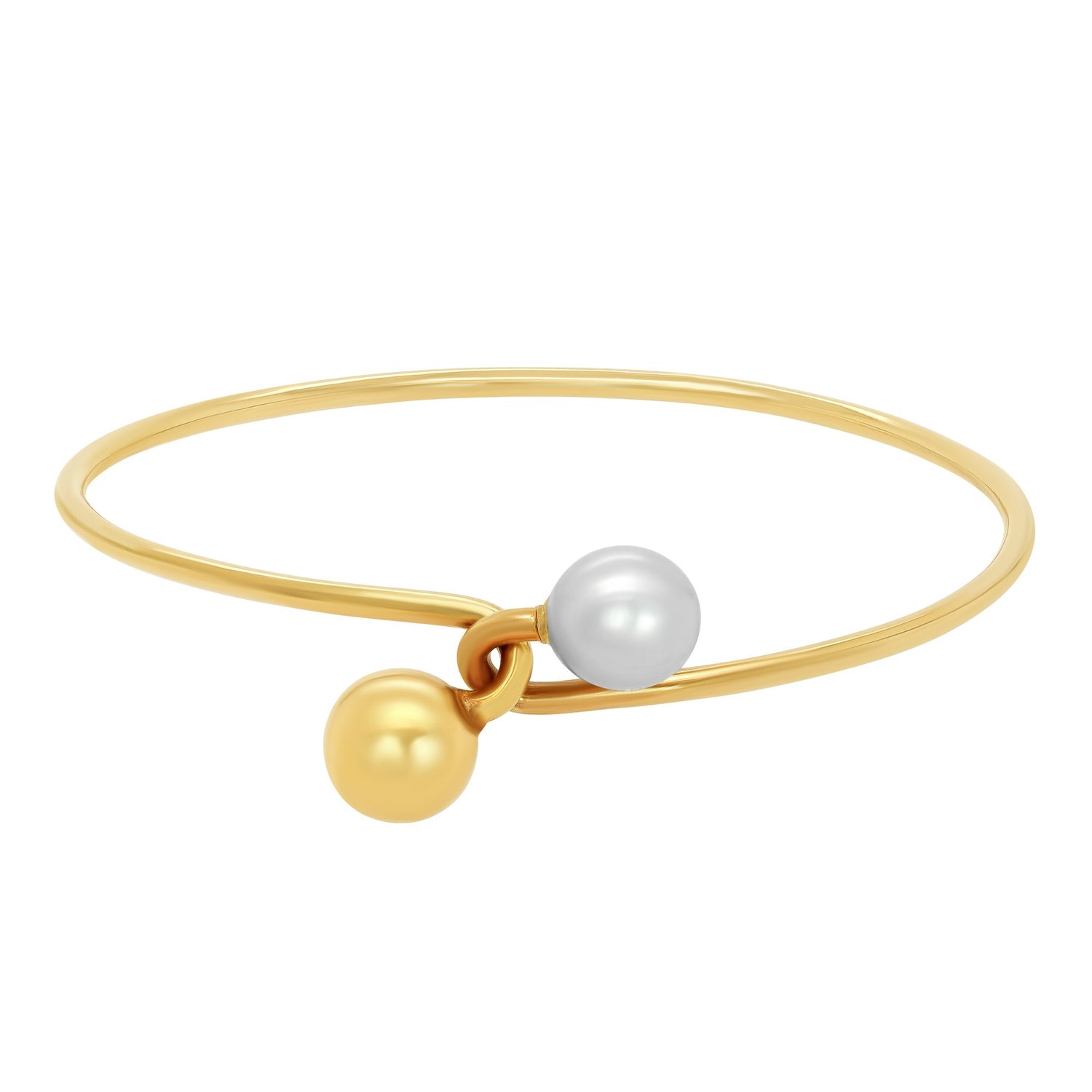 Jay Feder 14K Yellow Gold Pearl Knot Bracelet