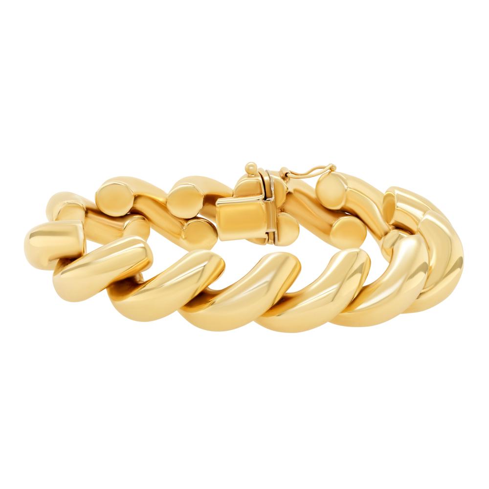 Jay Feder 14K Yellow Gold San Marco Link Bracelet