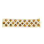 Aletto Brothers 18k Yellow Gold  Pyramid Tigers Eye & Diamond Bracelet - Jay Feder Jewelers