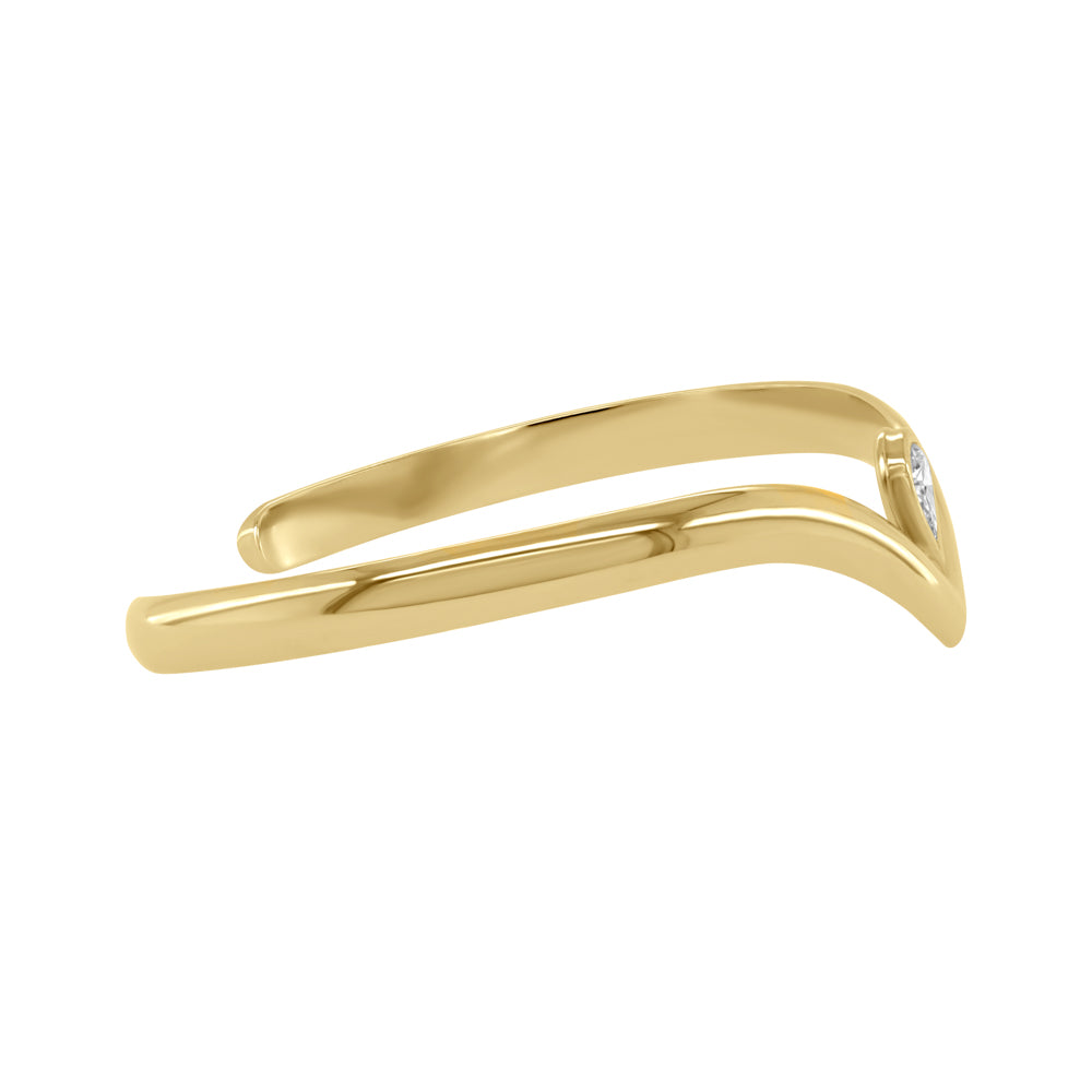 Jay Feder 14K Yellow gold PS Bangle Bracelet