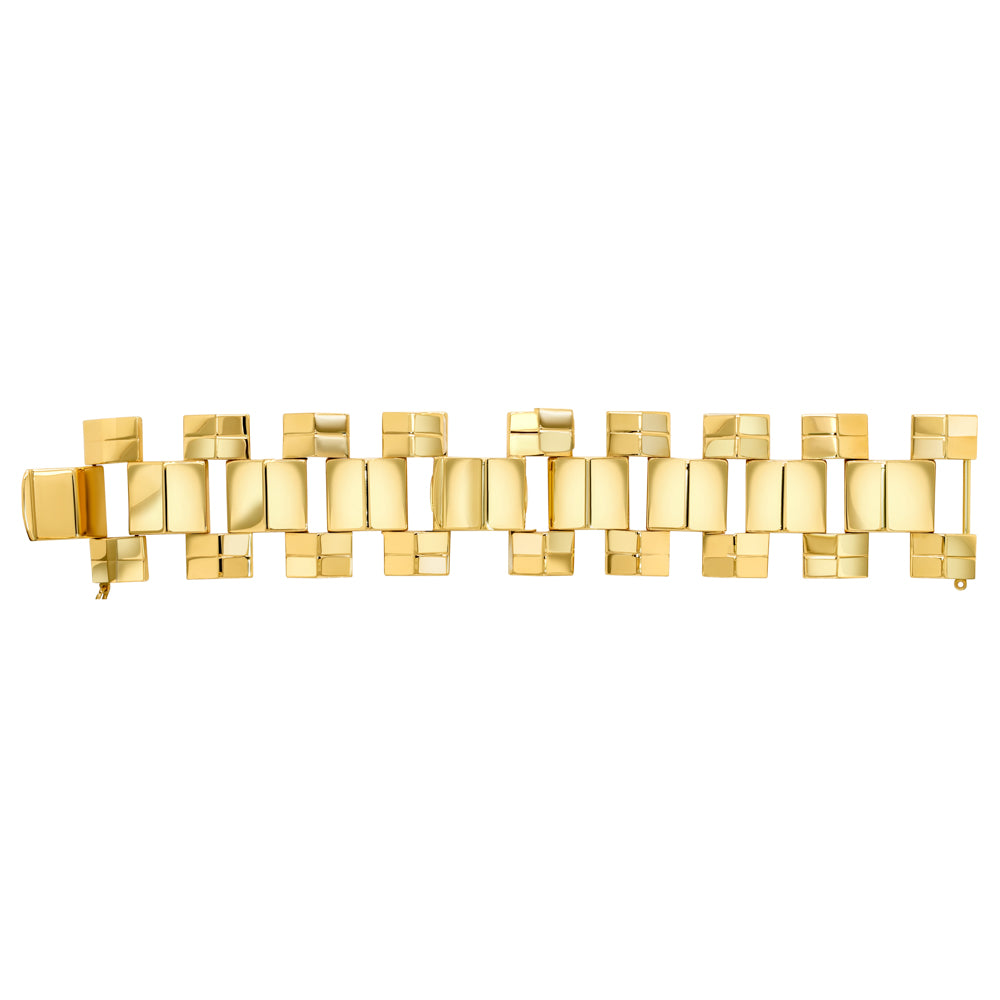 Jay Feder 14K Yellow Gold Art Deco Bracelet