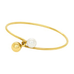 Jay Feder 14K Yellow Gold Pearl Knot Bracelet
