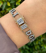 Eden Presley 14KY Custom Names Bracelet