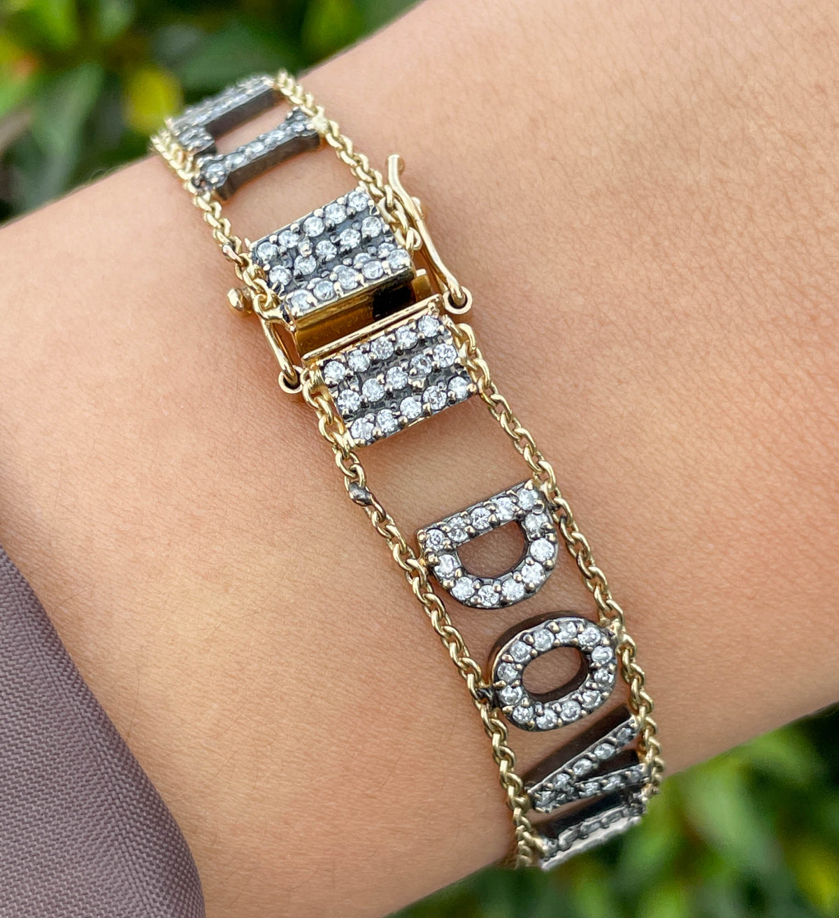 Eden Presley 14KY Custom Names Bracelet