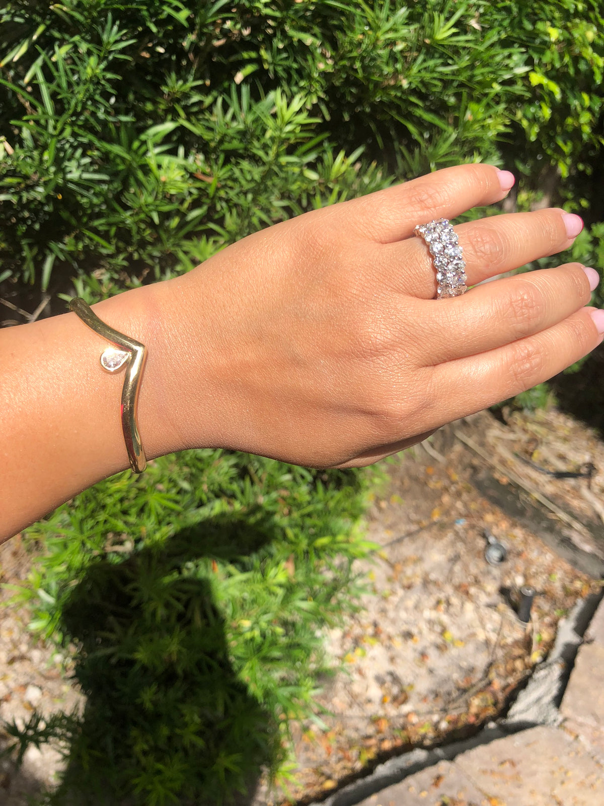 Jay Feder 14K Yellow gold PS Bangle Bracelet