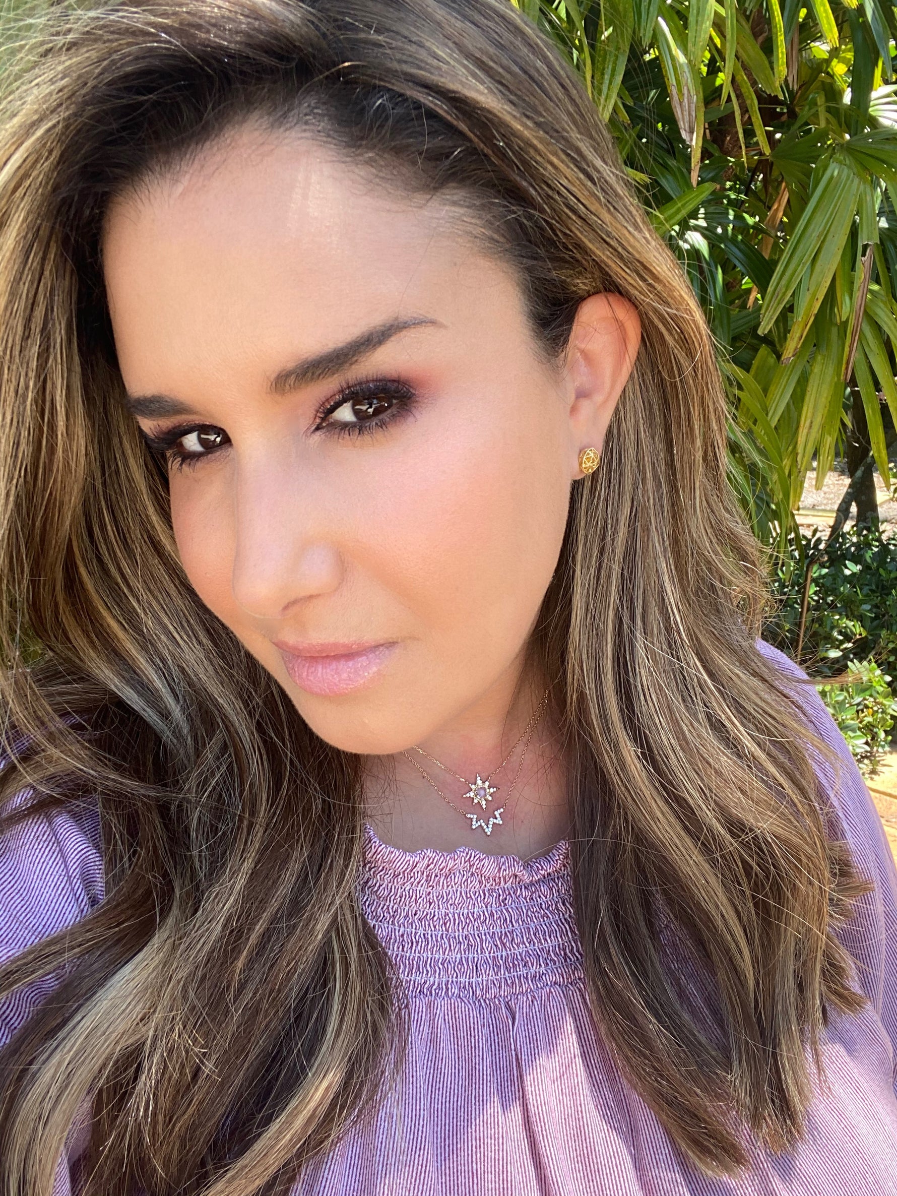 Roule & Co. 18K Yellow Gold Yellow Sapphire Decagon Shaker Stud Earring