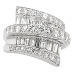 Jay Feder 18K White Gold Deco Wrap Diamond Ring - Jay Feder Jewelers